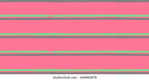 Color Strips. Simpless. Vector Watercolor.  Fashionable Hand Lines. Grunge Stripes with Painted Brush Strokes.  Cloth, Textile Design, Linen, Fabric.