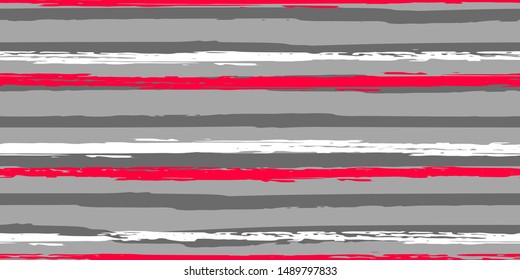 Color Strips. Simpless. Vector Watercolor.  Fashionable Hand Lines. Grunge Texture.  Suitable for Textile Printing, Packaging.