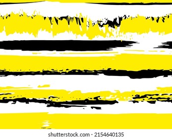 Color Strips. Simpless. Vector Watercolor. Fashionable Hand Lines. Grunge Texture. Cloth, Textile Design, Linen, Fabric.