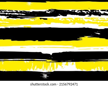 Color Strips. Simpless. Vector Watercolor. Fashionable Hand Lines. Grunge Texture. Cloth, Textile Design, Linen, Fabric.