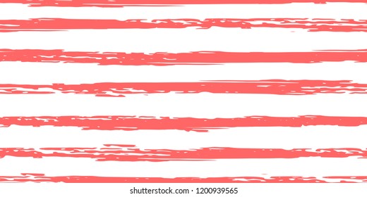 Color Strips. Simpless. Watercolor Striped Fashion Print Design.  Fashionable Hand Lines. Grunge Texture.  Suitable for Textile Printing, Packaging.