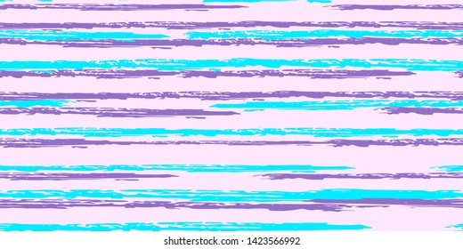 Color Strips. Simpless. Watercolor Striped Fashion Print Design.  Fashionable Hand Lines. Grunge Stripes with Painted Brush Strokes.  Cloth, Textile Design, Linen, Fabric.