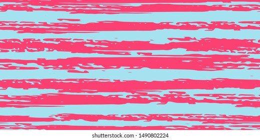 Color Strips. Simpless. Watercolor Striped Fashion Print Design. Hand Drawn Lines in Watercolor Style. Grunge Texture.  Suitable for Textile Printing, Packaging.