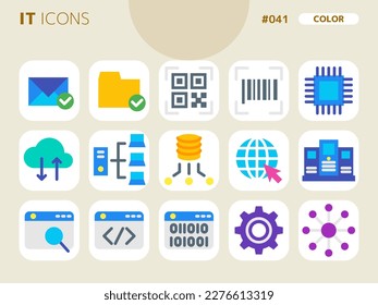 color style icon set related to IT_041