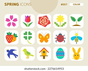 color style icon set related to spring_057