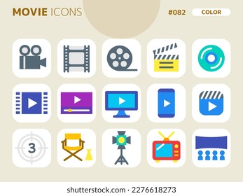 color style icon set related to movie_082