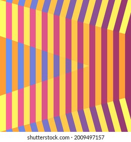 Color stylish geometric abstraction.Stripes.Vector graphics