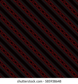 Color stylized diagonal lines. Striped wallpaper. Seamless surface pattern design with symmetrical linear ornament. Stripes motif. Digital paper for page fills, web designing, textile print. Vector.