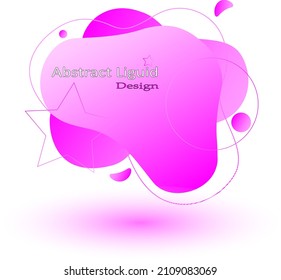 Color substance and drops, abstract liquid design vector. Dynamic colored shapes and watercolor forms., logo or emblem and banner template or mockup, flowing fluid