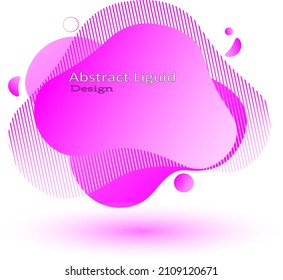 Color substance and drops, abstract liquid design vector. Dynamic colored shapes and watercolor forms., logo or emblem and banner template or mockup, flowing fluid