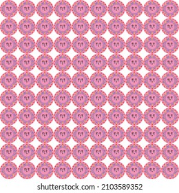 color sun moon face design print pattern 