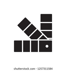color swatch icon vector design glyph style