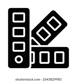 Color swatch Vector Icon which can easily modify or edit
