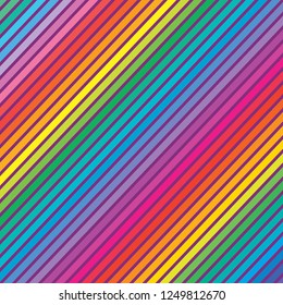 Color swatched striped line pattern vector