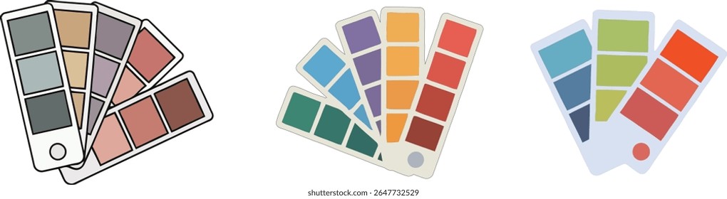 Color Swatches Fan for Home Decor and Design