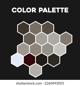 Color swatches. Color palette 2023. Vector illustration