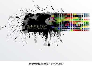 color swatches stain banner
