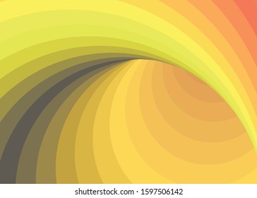 Color Swirl Vortex Twist Generative Art background illustration