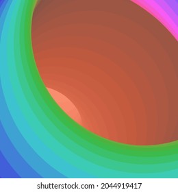 Color Swirl Warmhole Vortex Twist Generative Art background illustration
