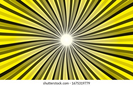 Color Swirling radial vortex vector background