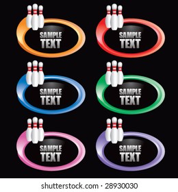 color swoosh bowling pin  icon