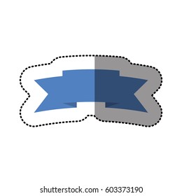 color symbol ribbon icon, vector illustraction design image