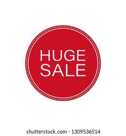  color tag discount huge sale icon. Element of discount tag. Premium quality graphic design icon. Signs and symbols collection icon for websites, web design, mobile app