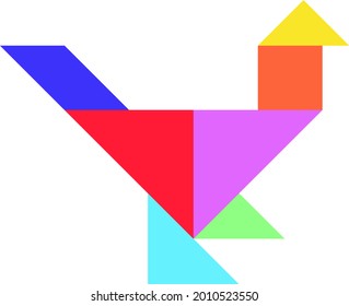 605 Tangram bird Images, Stock Photos & Vectors | Shutterstock