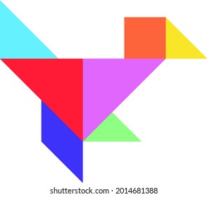 605 Tangram bird Images, Stock Photos & Vectors | Shutterstock