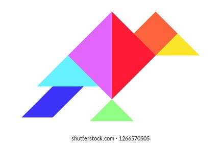 Tangram Bird Images, Stock Photos & Vectors | Shutterstock