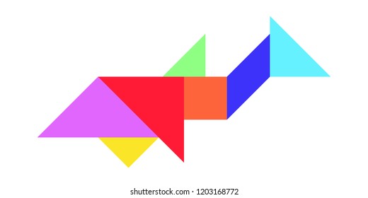 121 Tangram Building Stock Vectors, Images & Vector Art | Shutterstock