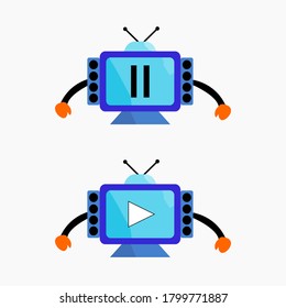 Color television illustration of starting and stopping.