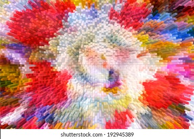 Color texture background, abstract vector