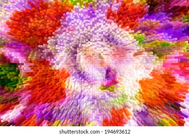 Color texture background, abstract vector