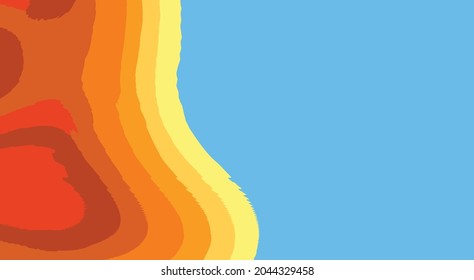 Color texture vector background. Abstract concept design or flowing liquid illustration for website template. Smooth  art shape .