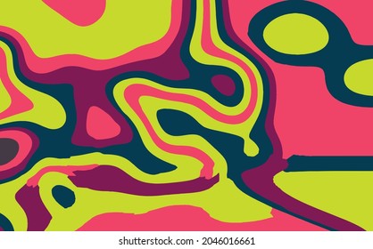 Color texture vector background. Abstract concept design or flowing liquid illustration for website template. Smooth  art shape .