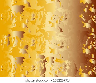 Color texture in yellow brown tones. Colorful background in yellow brown shades. Vector graphics of gradient coloring in yellow-brown colors.