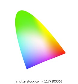 Color tone assistant with rainbow mesh gradient and highlight.