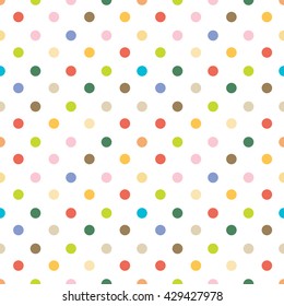 Color Tone Seamless Dot Pattern Stock Vector (Royalty Free) 429427978 ...