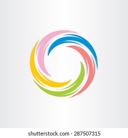 color tornado spiral abstract background design