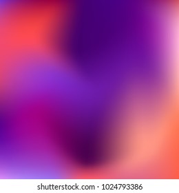 Color transition background. Retro  color gradient background for banner or poster. Colorful mesh background. Vector color transition texture.