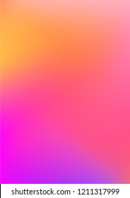 Color Transition. Background. Vector Screen Design for Mobile Application. Bright Gradient Texture for Print, Brochure, Placard. A4 Vector Background.