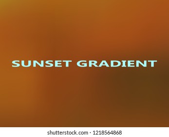 Color transition texture. Retro color gradient background for card or banner. Gradient background with color transitions. Neon effect vector backdrop.Blurred Illustration in orange light green colors
