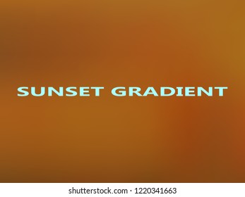 Color transition texture. Retro color gradient background for card or banner. Gradient background with color transitions. Neon effect vector backdrop.Blurred Illustration in orange light green colors