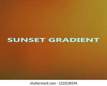 Color transition texture. Retro color gradient background for card or banner. Gradient background with color transitions. Neon effect vector backdrop.Blurred Illustration in orange light green colors