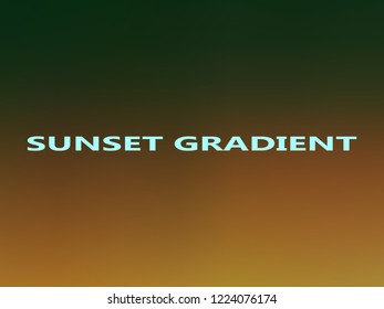 Color transition texture. Retro color gradient background for card or banner. Gradient background with color transitions. Neon effect vector backdrop.Blurred Illustration in orange light green colors