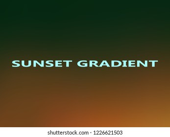 Color transition texture. Retro color gradient background for card or banner. Gradient background with color transitions. Neon effect vector backdrop.Blurred Illustration in orange light green colors