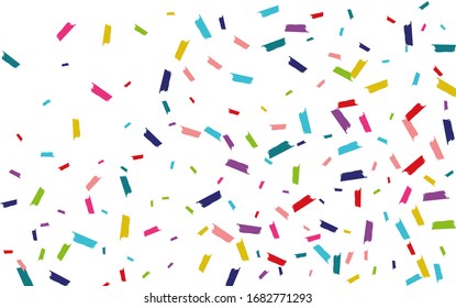 Seamless Colorful Confetti Sprinkle Pattern Wallpaper Stock Vector ...