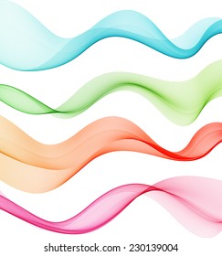 Color transparent wave collection