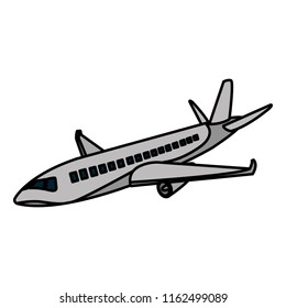 color travel airplane fight international transport